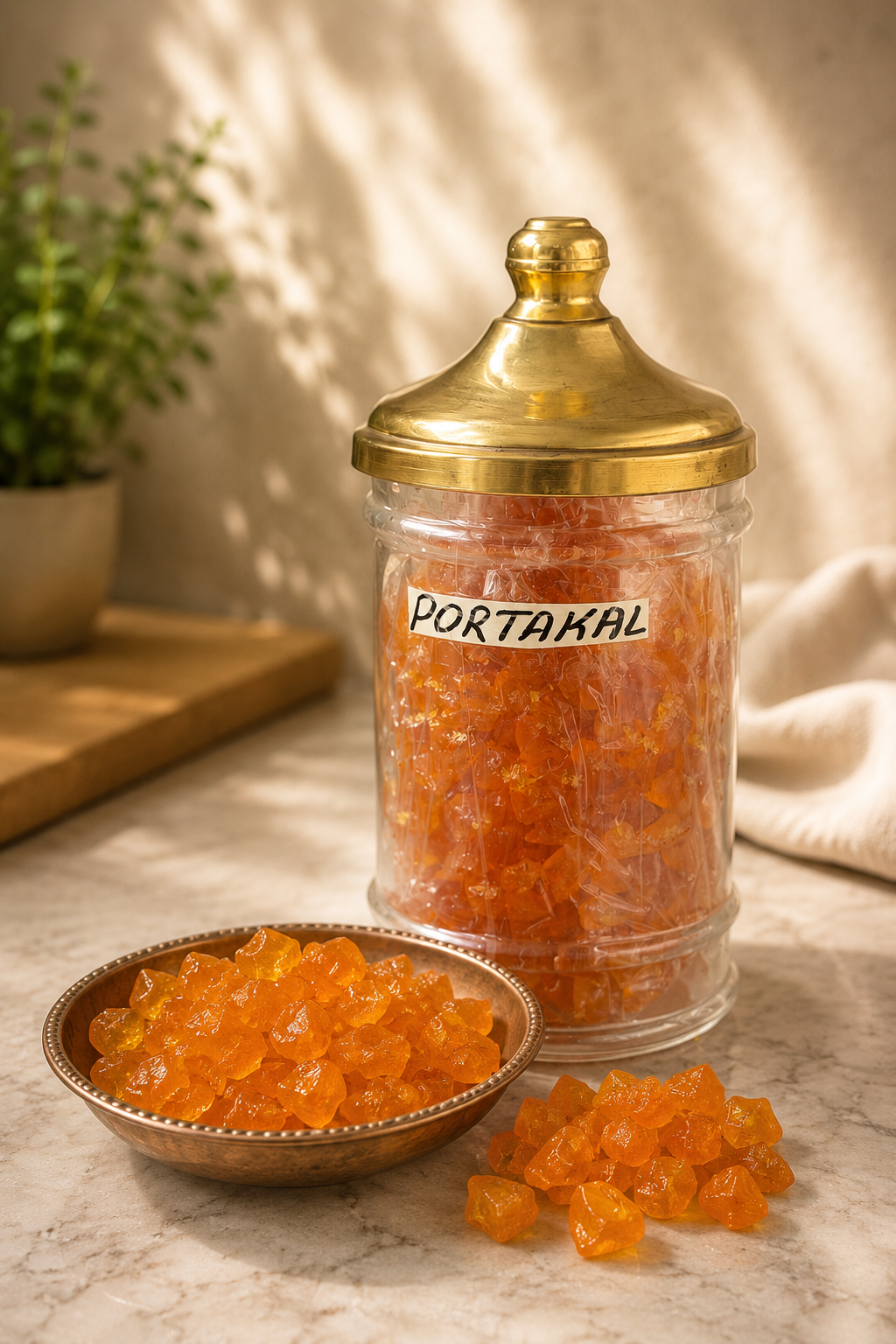 Portakallı Akide Şekeri