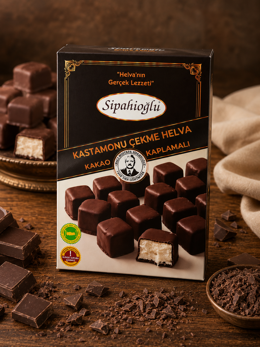 Çikolata Kaplı Çekme Helva